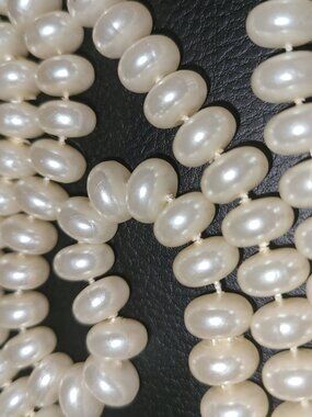 Opera (Continuous) or Double Beautiful Luster Fresh Water Hand knotted Necklace